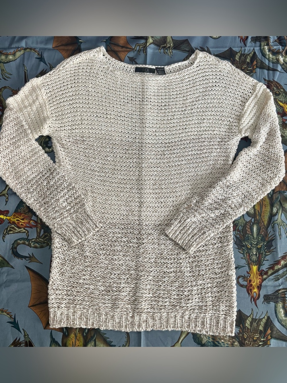 RDI Open-Weave Ombre Sweater, XS